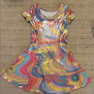 Colorful Swirl Pattern Dress